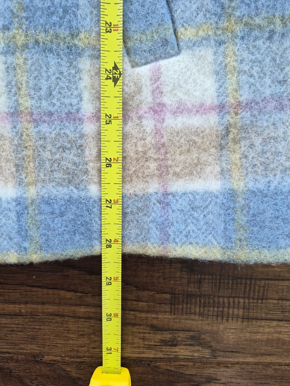 *NWT* [Sezane] Armand Coat In Pastel Tartan, 100% Wool, Size 38/6 - Picture 11 of 12